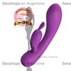  Vibrador con carga usb para estimulacion de punto g y clitoris